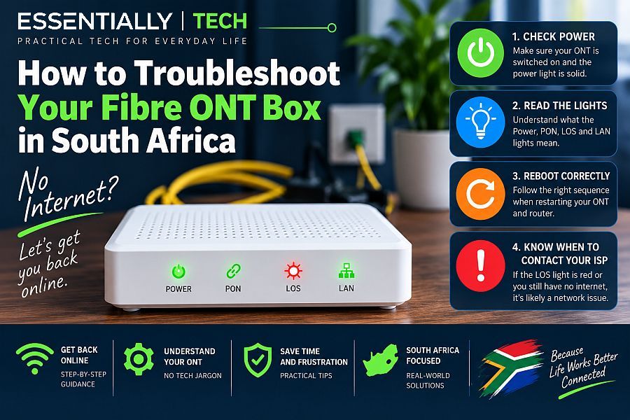 How to troubleshoot your fibre ONT in South Africa