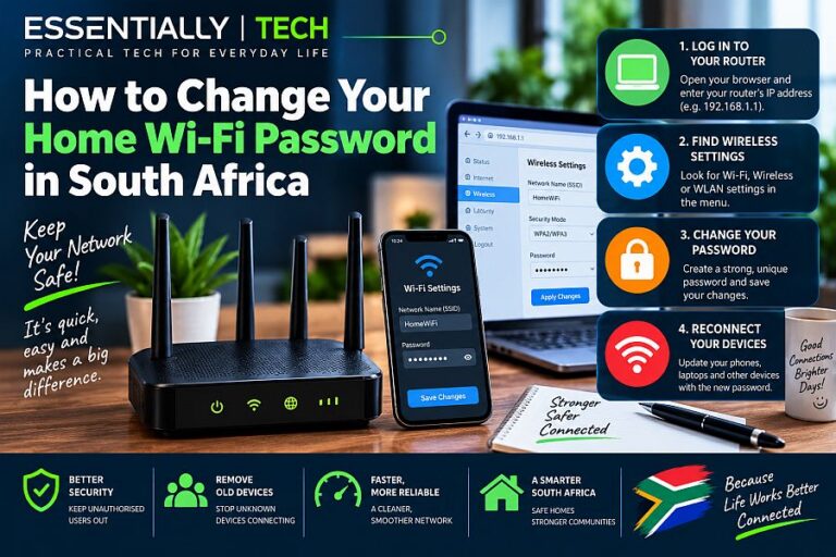 Changing your home Wi-Fi password