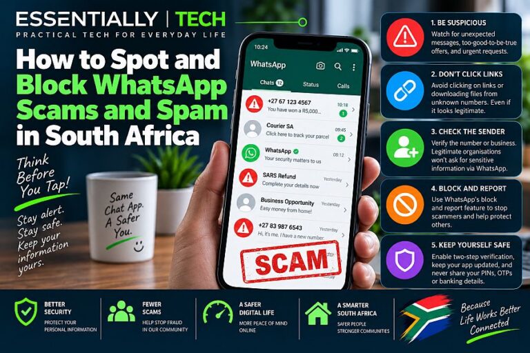How to spot and block WhatsApp scams and spam in South Africa