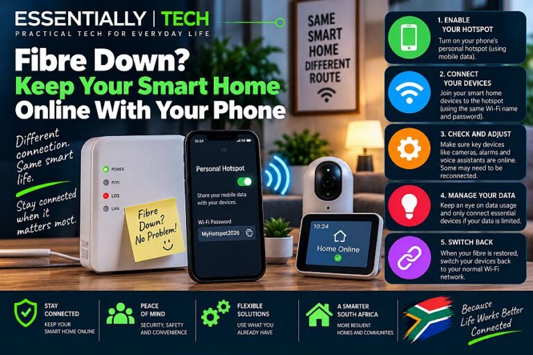 Keep Your Smart Home Online With Your Phone